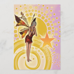 Convite Festa de aniversario de meninas feericamente