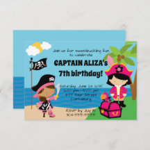 Festa de aniversario de meninas Pirata