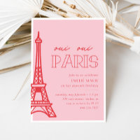 Festa de aniversario de meninas Rosa Red Paris