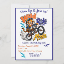 Festa de Aniversário de Meninos com Bicicleta BMX 