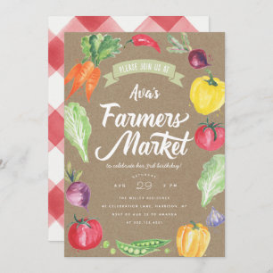 Convite Festa de aniversário de Mercado dos Aquicultores R