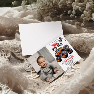 Convite Festa de aniversário de Monstros de Crianças Moder