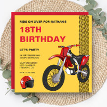Festa de Aniversário de Motocross de Bicicleta de