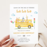 Festa de aniversário de Ônibus na Escola de Animai