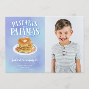 Convite Festa de aniversário de Panjamas e Meninos de Pij