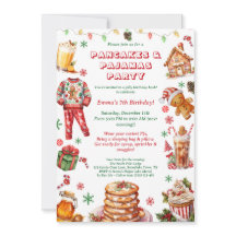 Festa de aniversário de Panquecas e Pijamas de Nat