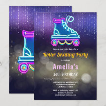Festa de aniversário de patinação do cilindro de d