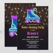 Festa de aniversário de patinação do cilindro de d