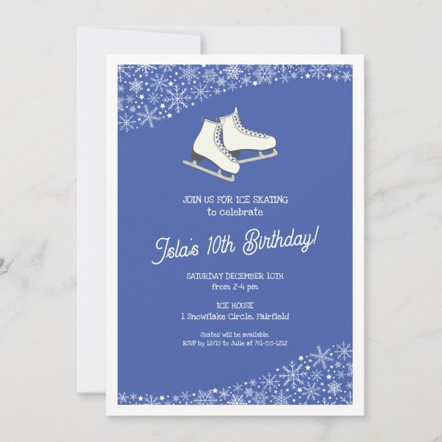 Convite Festa de aniversário de Pé-Gelo (Frente)