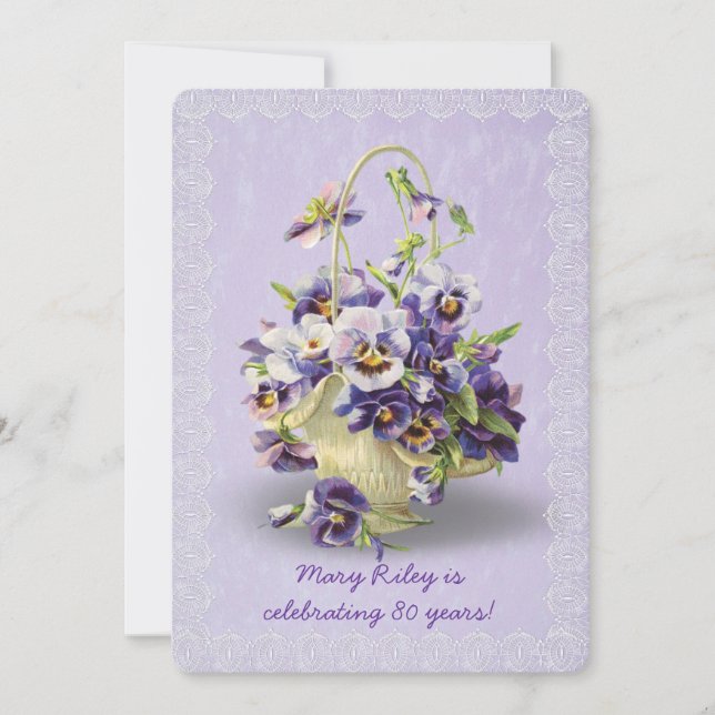 Convite Festa de Aniversário de Pensas (Frente)