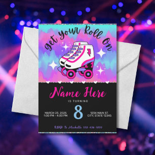 Convite Festa de aniversário de Pista Cilindrada