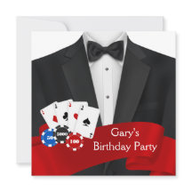Festa de Aniversário de Poker do Cara