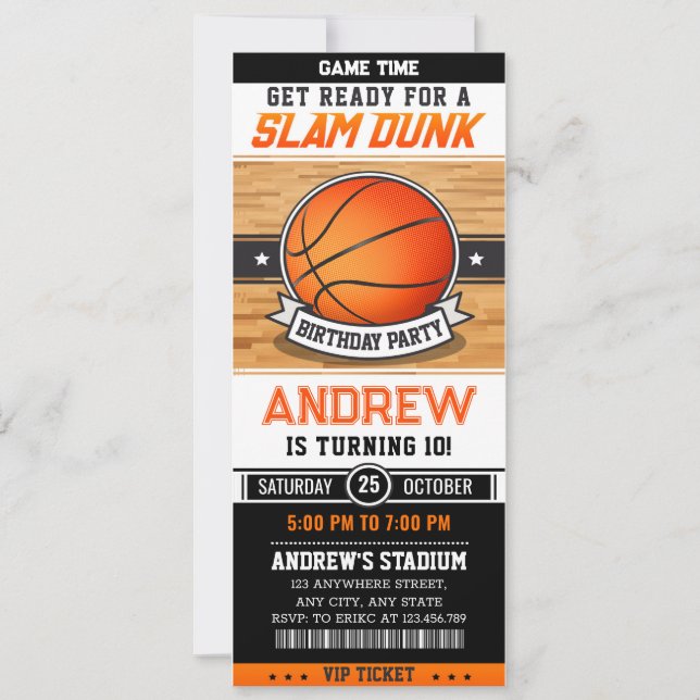 Convite Festa de aniversário de quebra rápida pessoal (Frente)