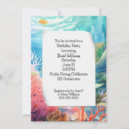 Convite Festa de aniversário de recife da barreira do exce