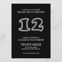 Festa de aniversário de Tendência do 12 de Sinal N