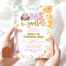 Festa de Aniversário de Um Ano da Menina Pastel A-