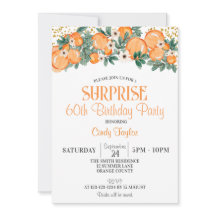 Festa de aniversário de Verão, Citrus Laranja 60º