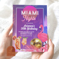 Festa de aniversário de Verão de Miami Nights