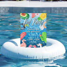 Festa de Aniversário de Verão na Piscina