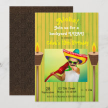 Festa de Aniversário de Verão Retro Vintage Verde