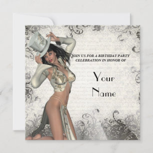 Convite Festa de aniversário de vitrine