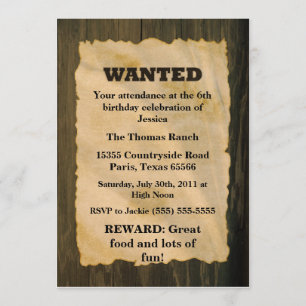 Convite Festa de aniversário DESEJADA