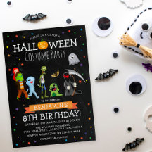 Festa de Aniversário Divertida de Halloween para C