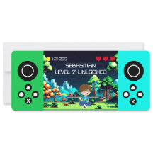 Festa de aniversário divertida do jogo de computad