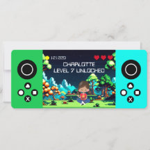 Festa de aniversário divertida do jogo de computad