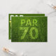 Convite Festa de aniversário do 70 do golfe (Frente/Verso In Situ)