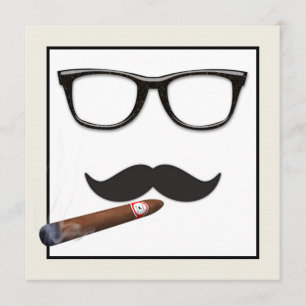 Convite Festa de Aniversário do Bigode do Cara