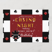 Festa de aniversário do Casino Night Las Vegas