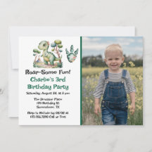 Festa de aniversário do Dinossaur Adventure Boy