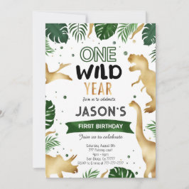 Convite Festa de aniversário do dinossauro