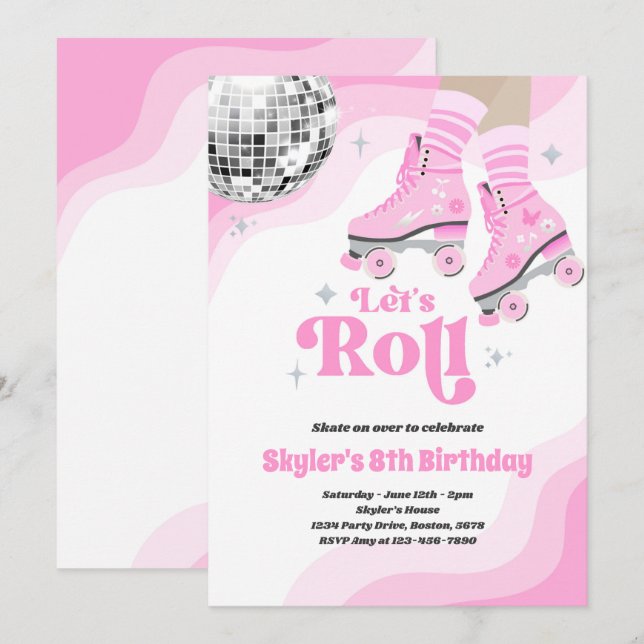 Convite Festa de aniversário do Disco de Rastreamento do C (Frente/Verso)