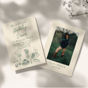 Convite Festa de Aniversário do Janto de Aniversário do Fu