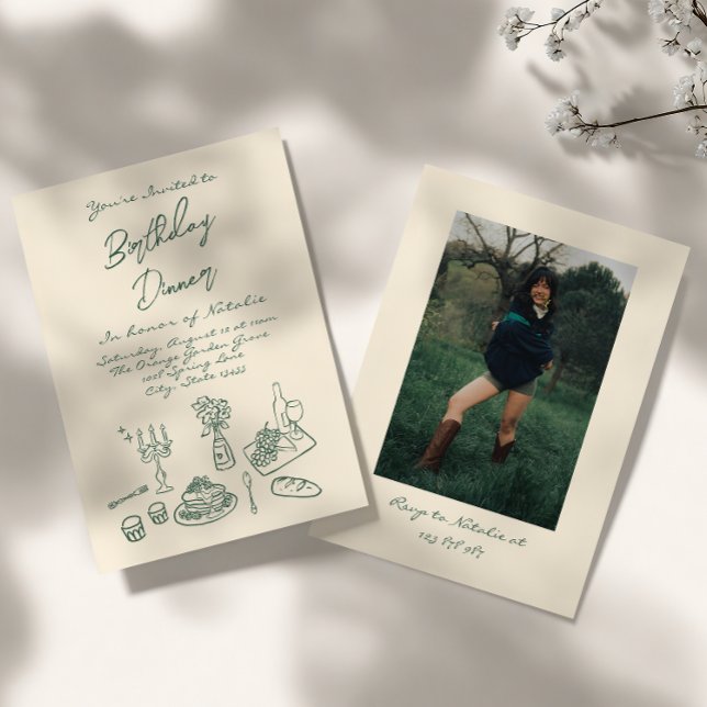 Convite Festa de Aniversário do Janto de Aniversário do Fu (Criador carregado)