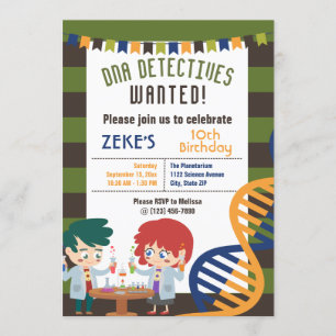 Convite FESTA DE ANIVERSÁRIO do Laboratório de Ciências de