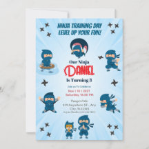 Festa de Aniversário do Menino da Equipe Ninja Azu