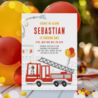 Festa de aniversário do Motor de Fogo de Bombeiros