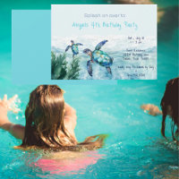 Festa de Aniversário do Sea Turtle Kid