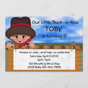 Convite Festa de aniversário do vaqueiro
