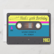 Festa de Aniversário dos Anos 80, Detalhes Persona