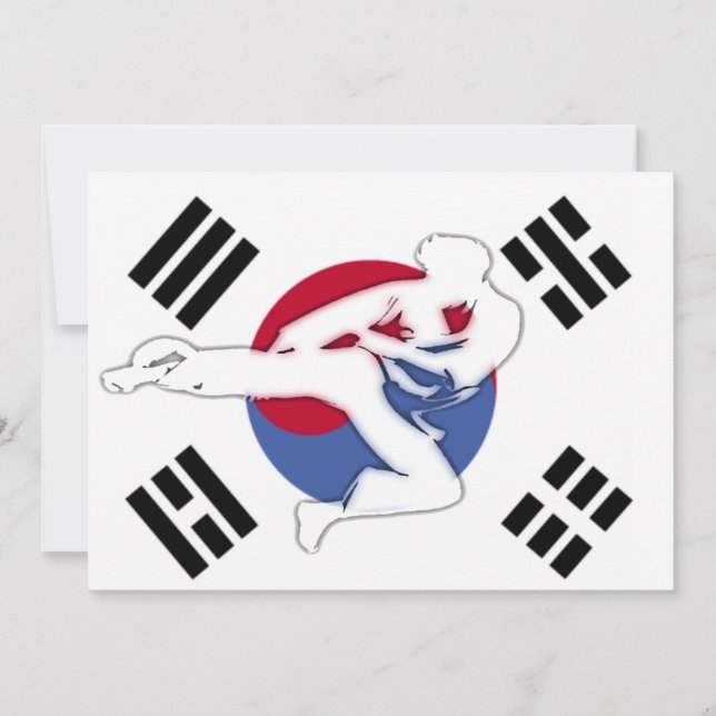 Convite Festa de aniversário dos meninos de Taekwondo (Frente)