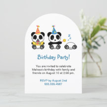 Festa de aniversário dos Pandas Cuecas
