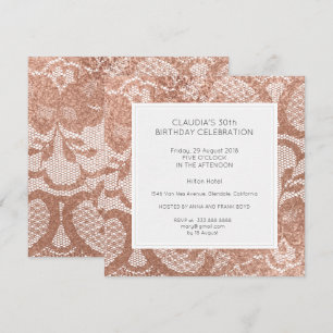 Convite Festa de aniversário Dourado do laço do pó do