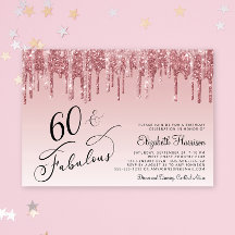 Festa de aniversário Elegante, cor-de-rosa Dourada