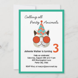 Convite Festa de aniversário Engraçado - Todas as Idades