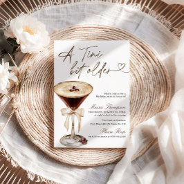 Convite Festa de Aniversário Espresso Martini Um Pouco Mai