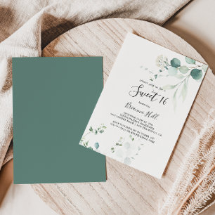 Convite Festa de aniversário Eucalipto Verde de Verão 16